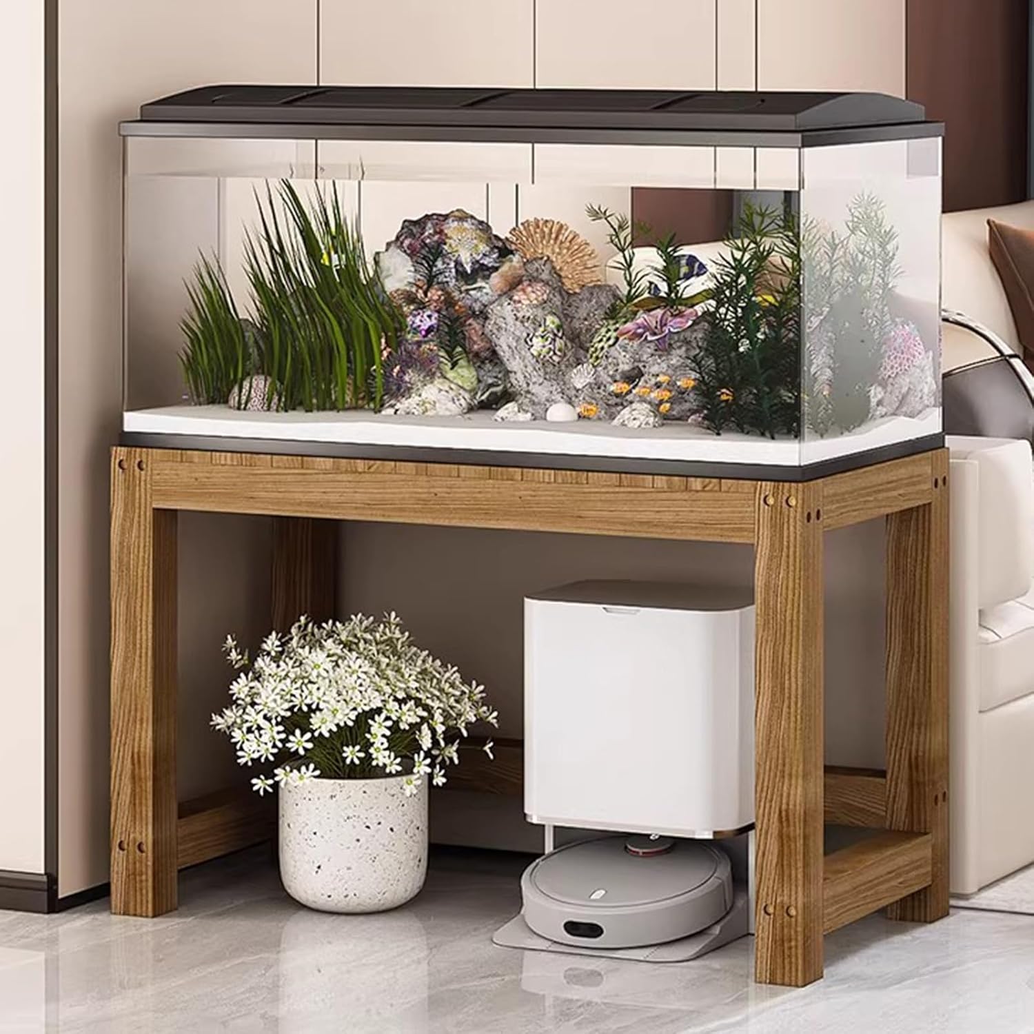 imagitarium Brooklyn 55 Gallon Metal Tank Stand